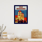 Poster Vieilles missions Père Noël Barbara (Cuisine)