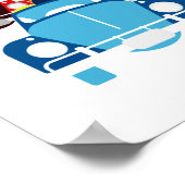 Poster Vieilles voitures (Coin)