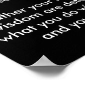 Poster Vieillir ne rend pas une personne plus mature... (Coin)