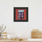 Poster Vielle fenêtre avec Grate à Barranco (Cuisine)