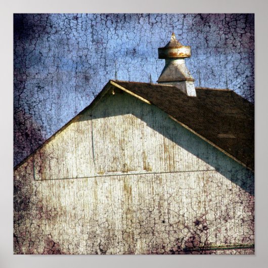 Poster Vielle grange blanche (Devant)