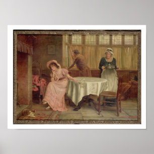 Poster 'Viendra-t-il ?' (huile sur toile)