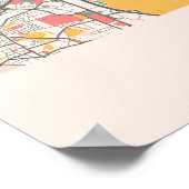 Poster Vienne - Autriche Chalk City Plan (Coin)