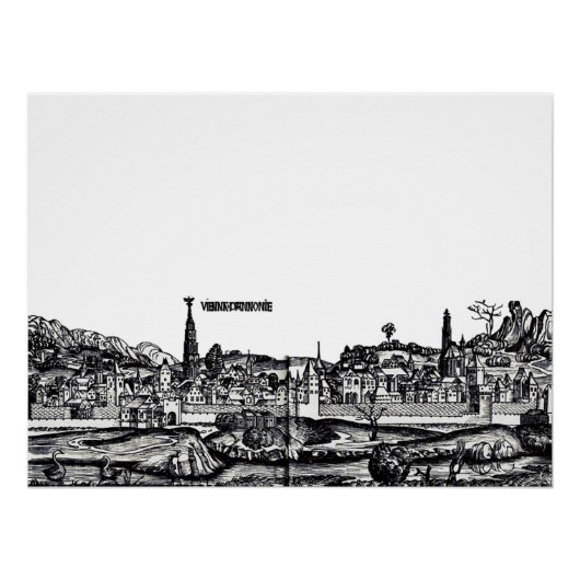 Poster Vienne capitale de l'Autriche (Devant)
