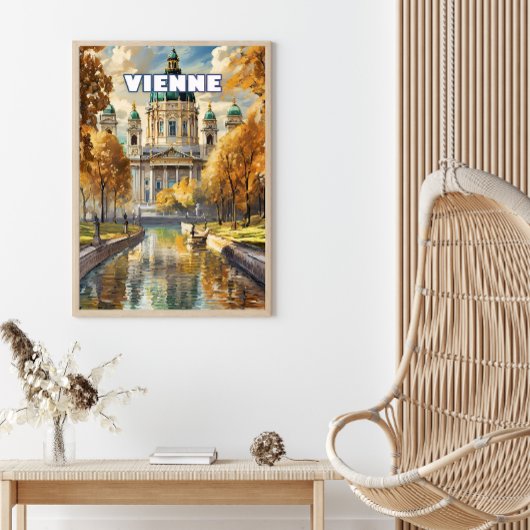 Poster Vienne, où le café est un art, une passion