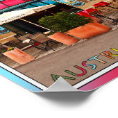 Poster Vienne - Parc du Prater coloré (Coin)