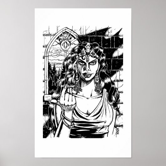 Poster "Viens ici" - Illustration de Tracy Lesch (Devant)