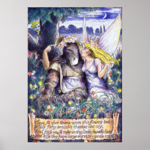 Poster Viens t'assoir sur ce lit d'eau