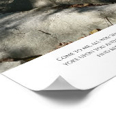 Poster Viens te reposer avec moi. (Coin)