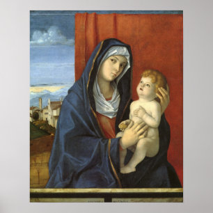 Poster Vierge à l'enfant par Giovanni Bellini
