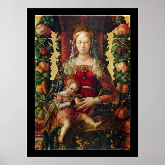 Poster VIERGE À L'ENFANT particulier 2 (Devant)
