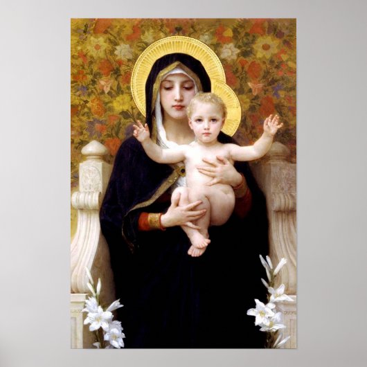 Poster Vierge à Noël (Devant)
