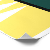 Poster Vierge byzantine moderne Marie et enfant religieus (Coin)