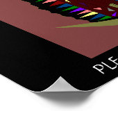 POSTER VIERGE DE GUADALUPE S'IL VOUS PLAÎT PRIEZ... (Coin)