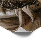 Poster Vierge de l'Eucharistie par Botticelli (Coin)