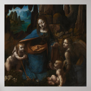 Poster vierge des rochers