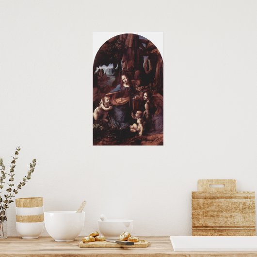 Poster Vierge des Rochers (Cuisine)