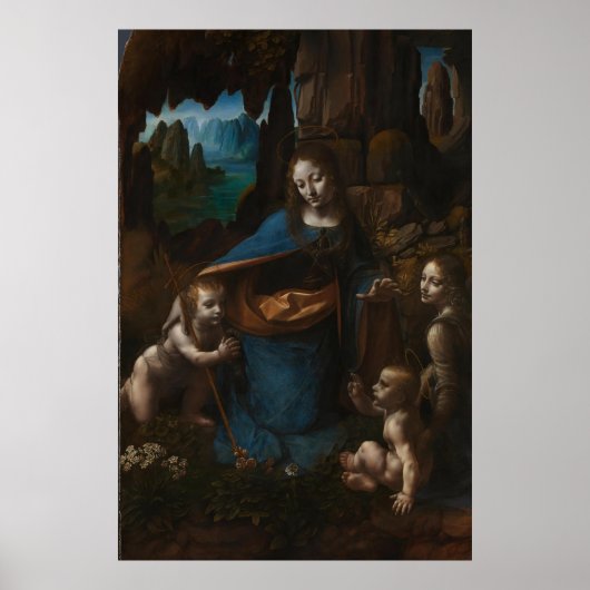 Poster vierge des rochers (extra large 40x60) (Devant)