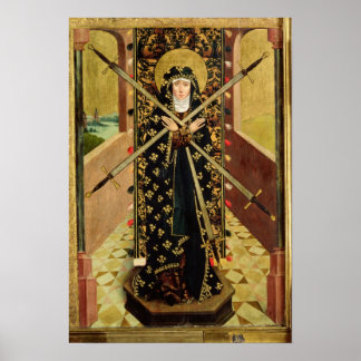 Poster Vierge des Sept Douleurs de l'Autel du Dôme, 1499