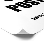 Poster Vierge do-it-yourself 11x14" Pour Décor Mur (Coin)