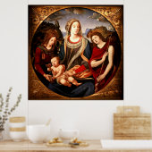 Poster Vierge et enfant (Cuisine)