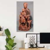 Poster Vierge et enfant (Bureau à domicile)