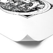 Poster Vierge et enfant 8" x 10" Imprimer (Coin)