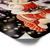 Poster Vierge et enfant avec Ange musicale (Coin)