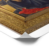 Poster Vierge et enfant avec anges, c.1467 (huile sur vit (Coin)