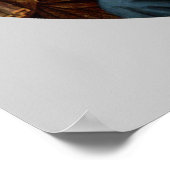 Poster Vierge et enfant avec huit anges par Botticelli (Coin)