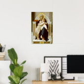 Poster Vierge et enfant avec Jean Baptiste (Bureau à domicile)