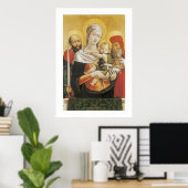Poster Vierge et enfant avec les saints Paul et Jérôme (Bureau à domicile)