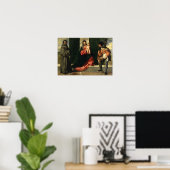 Poster Vierge et enfant avec saint Antoine de Padoue (Bureau à domicile)