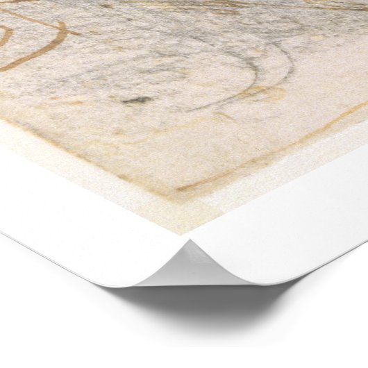 Poster Vierge et enfant avec Sainte-Anne, c.1501-10 (styl (Coin)