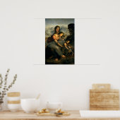 Poster Vierge et enfant avec Sainte-Anne, c.1510 (Cuisine)