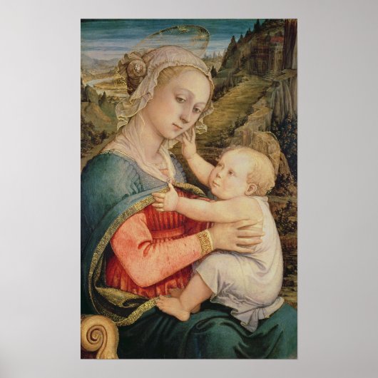 Poster Vierge et enfant, ch.1465 (Devant)