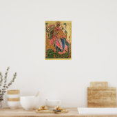 Poster Vierge et enfant, Ecole de Moscou (Cuisine)