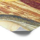 Poster Vierge et enfant Enthroné de six anges (Coin)