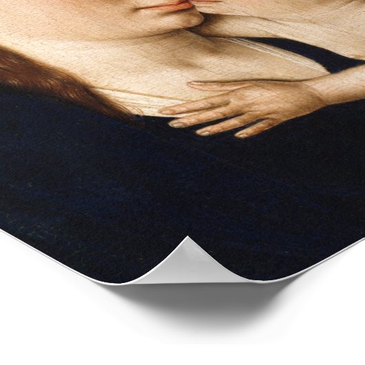 Poster Vierge et enfant - Noël (Coin)