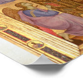 Poster Vierge et Enfant (Rucellai Madonna) 1285 (tempéra (Coin)