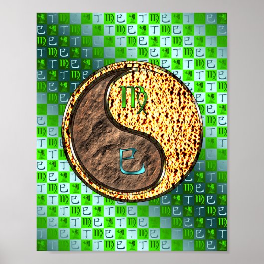 Poster Vierge et serpent à feu (Devant)
