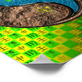 Poster Vierge et singe de l'eau (Coin)