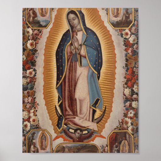 Poster Vierge Guadalupe (Devant)