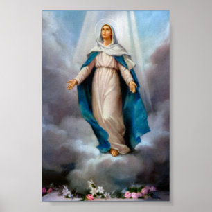 Poster Vierge Marie béni