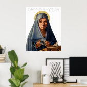 Poster Vierge Marie de l'affiche d'annonce (Bureau à domicile)