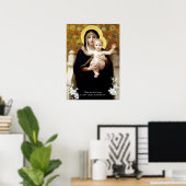 Poster Vierge Marie et Jésus Christ (Bureau à domicile)
