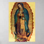 Poster Vierge Marie Guadalupe Tilma Image complète (Devant)