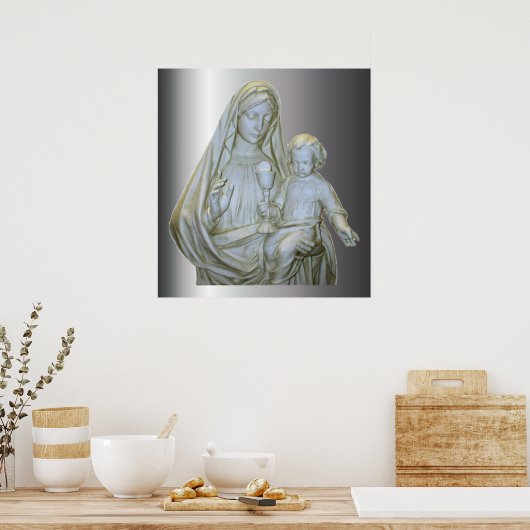 Poster Vierge Marie Imprimer (Cuisine)