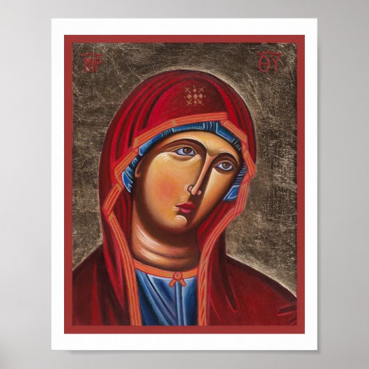 Poster Vierge Marie Mère de Dieu (Devant)