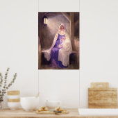 Poster Vierge Marie tenant bébé Jésus 1912 (Cuisine)